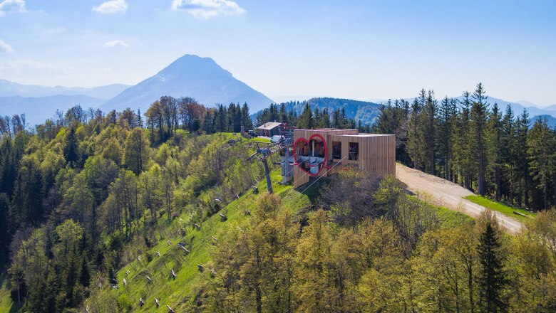 Panorama Hennesteck with zipline start, © Martin Fülöp Panorama Hennesteck with zipline start, © Martin Fülöp