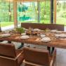 Dining area with lake view, © Ferienhaus am See Dining area with lake view, © Ferienhaus am See