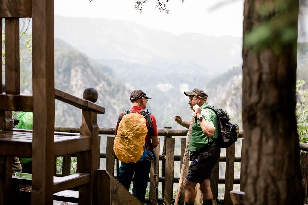 Vom Kaiserthron aus den Naturpark bestaunen