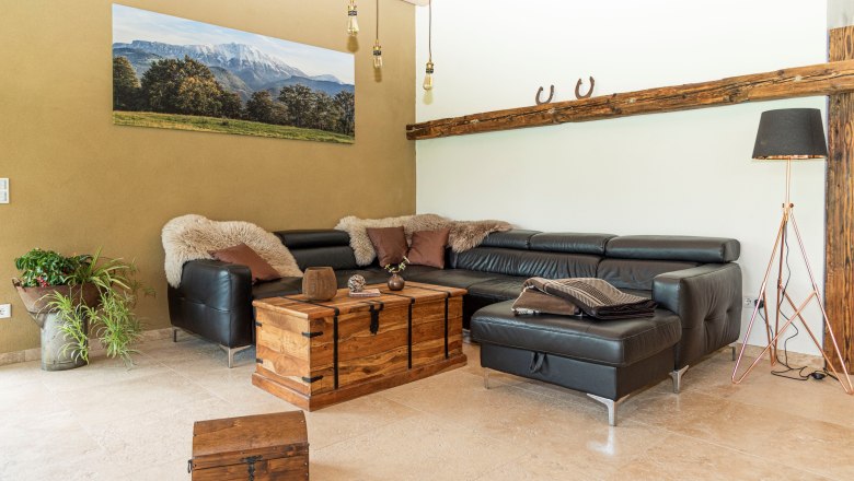 Living area, © Ferienhaus am See