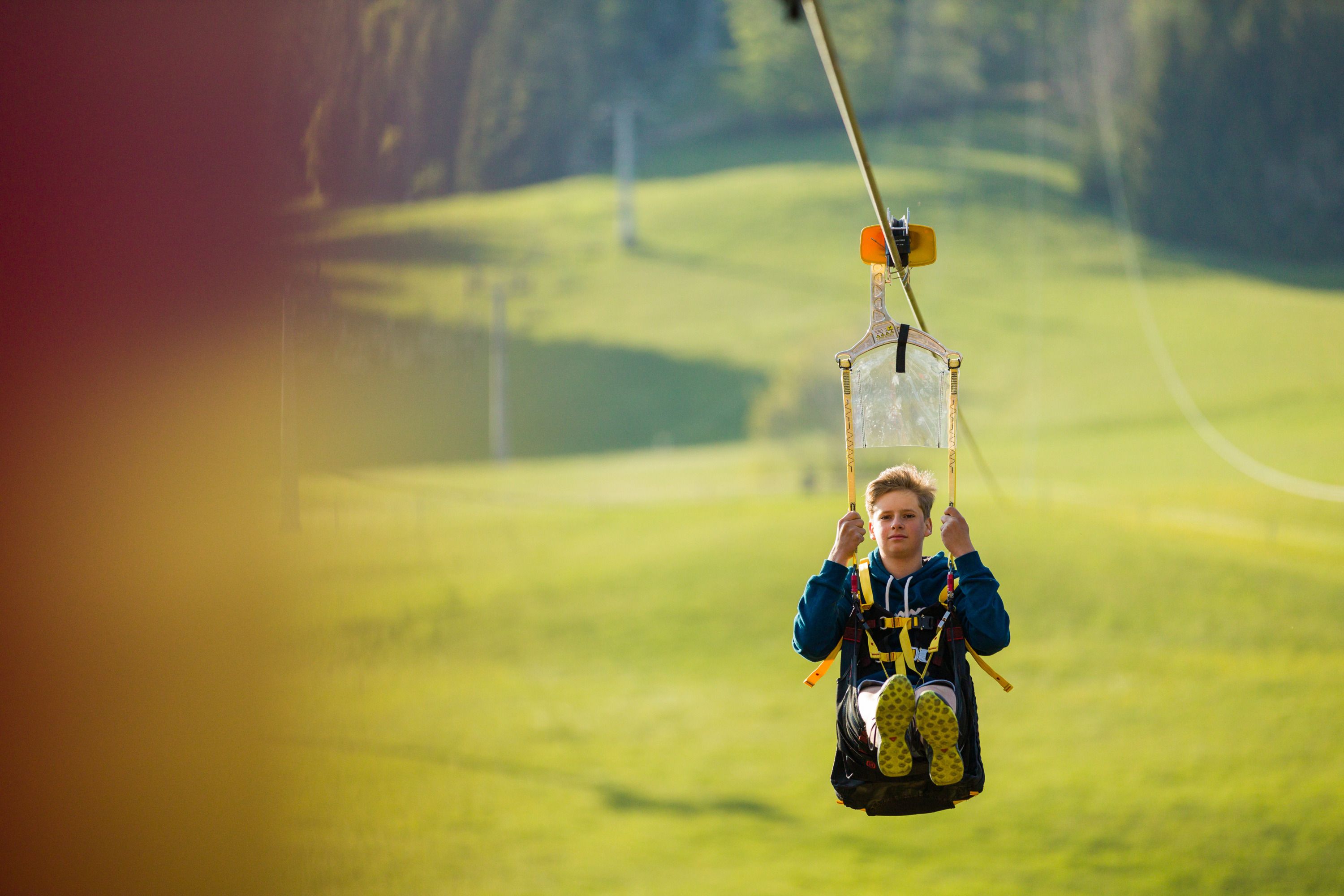 Zipline Annaberg: Mit über 100 km/h ins Tal rasen