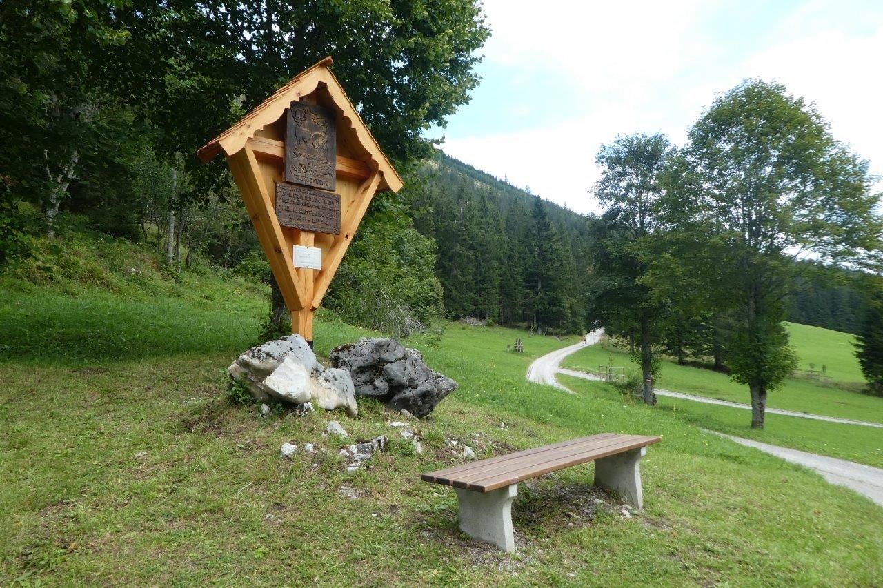 Gedenkkreuz am Gscheid