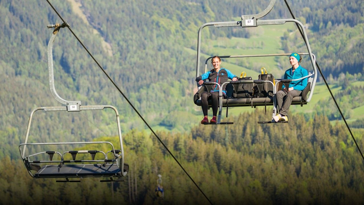 Liftfahrt auf das Hennesteck