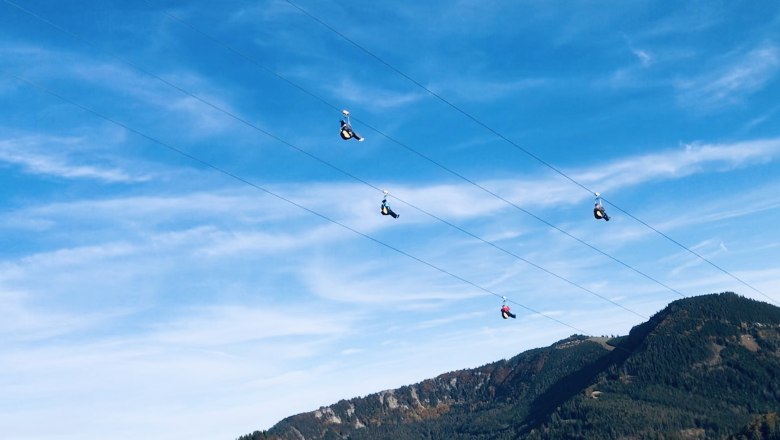 Flight with the Zipline Annaberg, © Annaberger Lifte