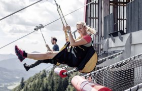 Abflug mit der Zipline Annaberg, © jollyschwarz.com / heldenderfreizeit.com