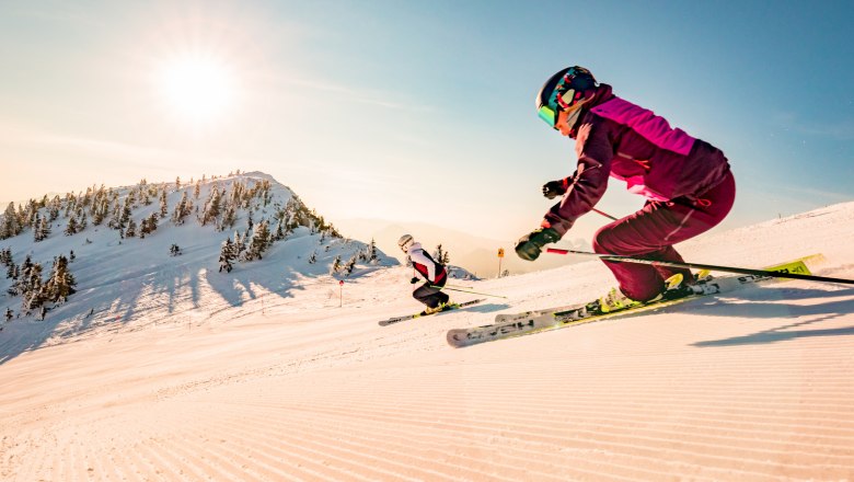 Guga h&ouml; - Morgenskilauf in den Mostviertel Skigebieten, &copy; Ludwig Fahrnberger