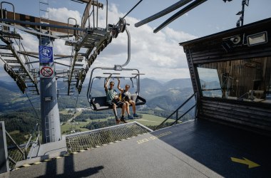 Liftfahrt aufs Hennesteck, © TV Hochsteiermark