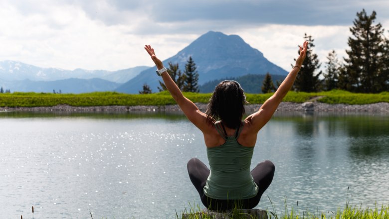 Yoga am mit Ötscherblick, © Anita Hasler
