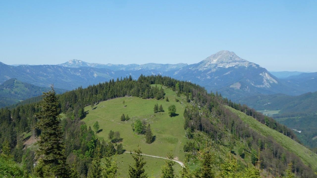 Rundschau in die Bergwelt